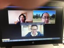 Agustí Romero, Montse Gelonch i Àngels Calvo